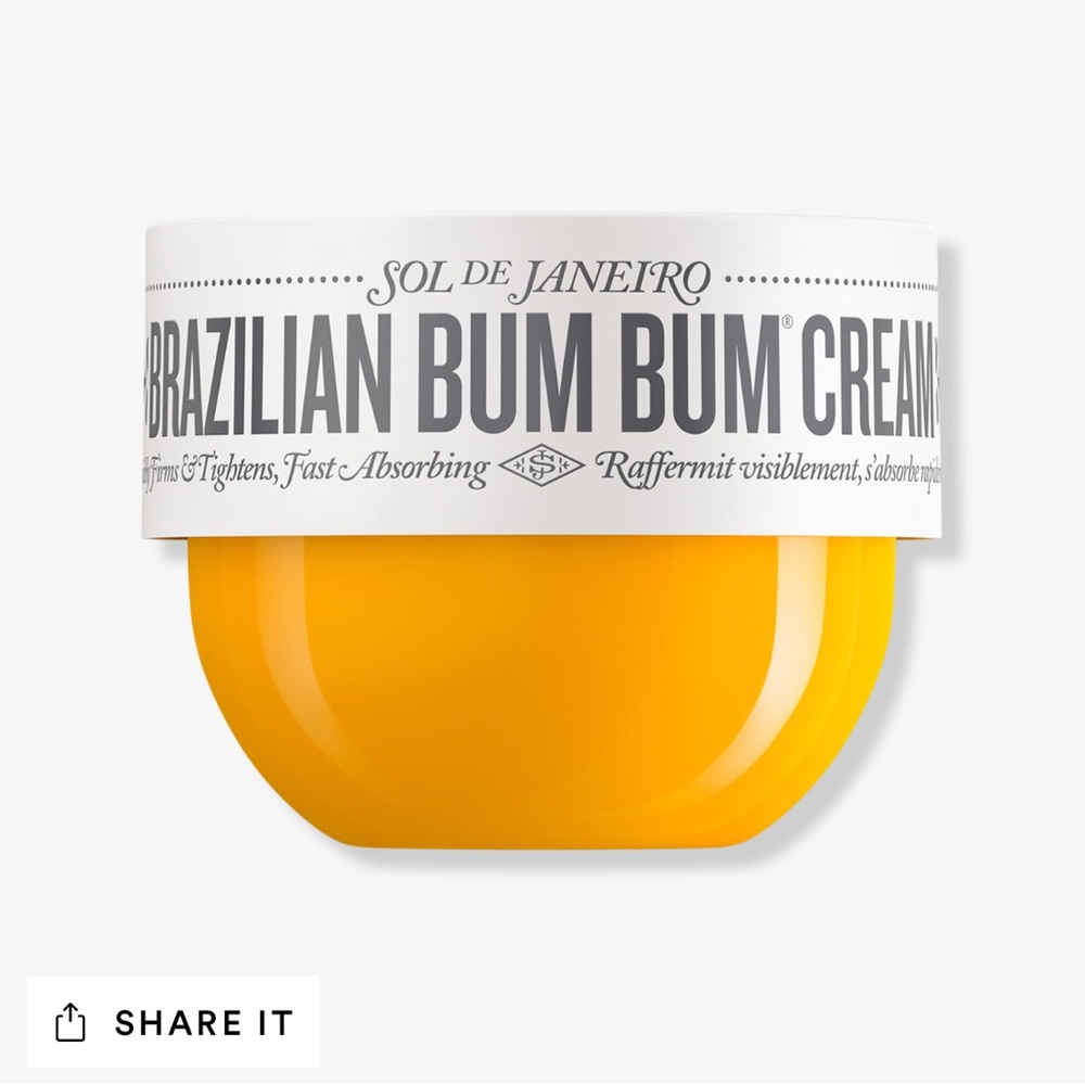 Brazilian bum bum body cream